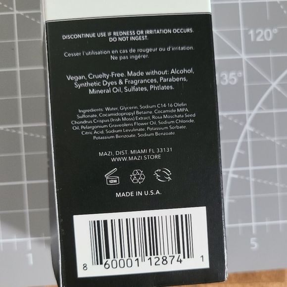 MAZI Balancing Multi-Effect Cleanser Face Wash Full Size 3.4 oz - Picture 5 of 9